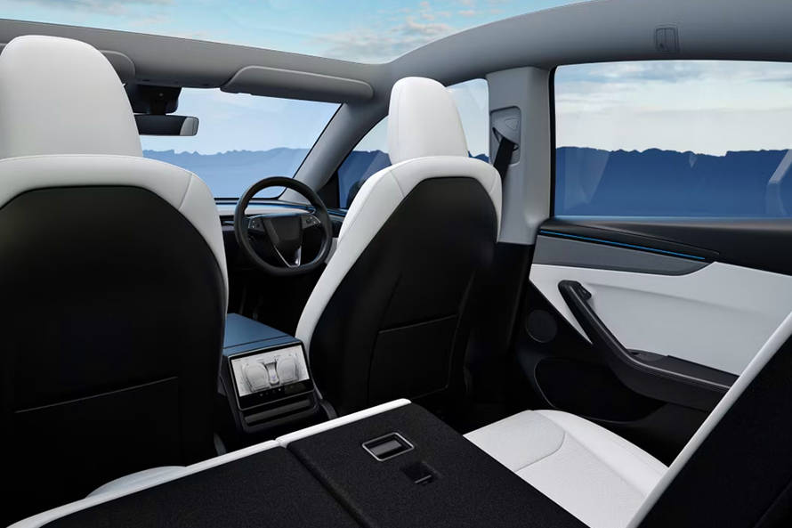 India-spec 2025 Tesla Model Y- Interior
